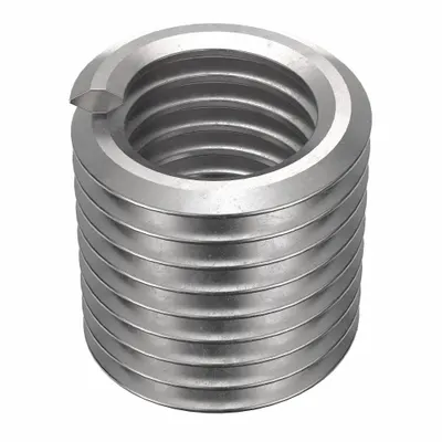HELI-COIL Free-Running Tangless Helical Insert, 1/4"-28, Plain, 18-8, 1,000 PK - Free-Running Tangless Helical Inserts