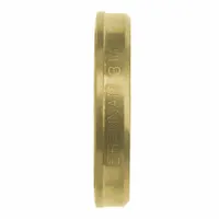 BRENNAN INDUSTRIES Compression Fitting Ferrule: 1/4 in OD Size, Compression, Brass (MPN N0319-B-04-B)