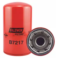 BALDWIN FILTERS Oil Filter: B7217, LF9008, 1 1/2"-12 Thread Size, 8 1/8 in Overall Ht, Oil, Spin-On