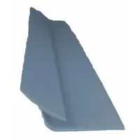 PVC inside corner trim for wall protection in high-traffic areas. Windsor Blue color, 0.025 in thickness, 8 ft panel length. Used to finish and protect interior corners in commercial and industrial settings
