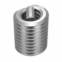 HELI-COIL Helical Insert: Tanged Tang Style, Free-Running, M2.5-0.45 Thread Size, Plain, 100 PK (MPN A1084-2.5CN050)