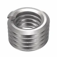 Screw-locking tangless helical insert for repairing or reinforcing threads in metal substrates. Made from 18-8 stainless steel with a tensile strength of 200,000 to 250,000 psi. Requires a 13/64 drill bit and #10-32 STI tap. Supplied in a 1,000-piece pack