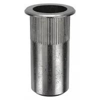 Rivet Nut: M12-1.75 Thread Size, 38 mm Overall Lg, 17.4 mm Insert Dia, Round, Steel, Steel, 10 PK (MPN ALS4T-12175-12.7)