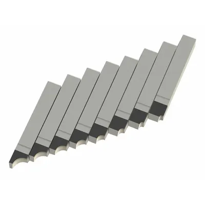 MICRO-100 Lathe Tool Bit Set: RAD Tool Bit Style, 3/8 in Shank Wd, 3/8 in Shank Ht - Machining