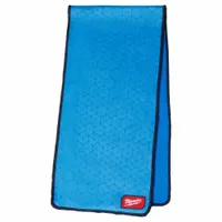 These evaporative-cooling neck wraps are made of microfiber and activated by water emersion to provide cooling relief for up to 4 hours. Sold in a 10-pack, they feature a blue snowflake pattern and have no closure. Suitable for use in hot environments such as construction sites, industrial facilities, and outdoor maintenance