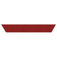 Reflective Tape: Agriculture Vehicles, Red, 1 3/4 in Wd, 14 in Lg, Acrylic (MPN 18326)