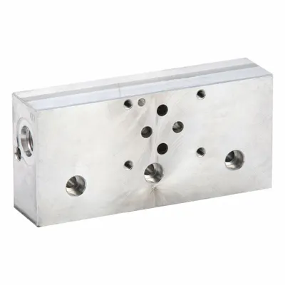 MONARCH D03 NFPA Aluminum Valve Manifold, SAE O-Ring Boss, 1.219 in Height - Valve Manifolds