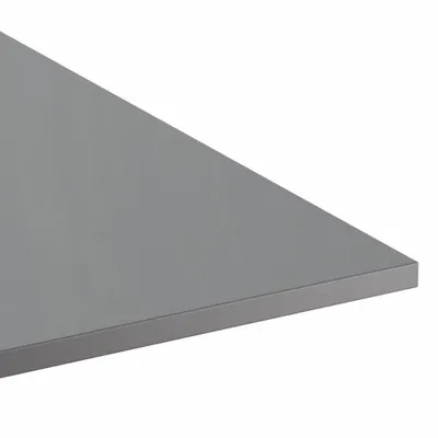 FIBERGRATE Fiberglass Sheet: 4 ft Overall Wd, 4 ft Overall Lg, 0.125 in Thick, Dark Gray - Flame Resistant Fiberglass Sheets