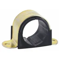 Strap Clamp: Galvanized Steel, For 6 in Copper Tube, For 6 1/8 in Max OD (MPN 098M106)