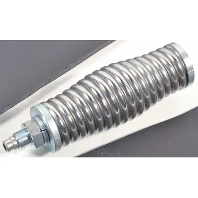 CHECKERS Warning Whip Spring Mount: Metal, Screw-In Mounting, 1 1/2 in Ht - Fleet and Vehicle Maintenance