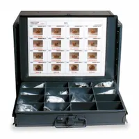 This 27-piece kit includes brass push-to-connect fittings in Bulkhead Union, Connector, Elbow, Union, and Union Tee configurations. Suitable for assembling pneumatic or fluid systems in industrial automation, packaging, and material handling applications. Fittings allow quick, tool-free tube connections