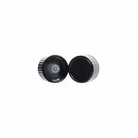 Cap: 23 mm Dia, Black, Phenolic, LDPE, 20-400 mm Screw Closure Size, Narrow Mouth Size, ASTM E982 (MPN 75205G-20400)