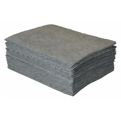 CONDOR Sorbent Pad: 33 5/8 oz Volume Absorbed Per Pad, 19 in x 15 in Pad Size (L x W) - Sorbent Pads