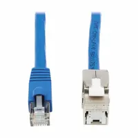 EATON TRIPP LITE Ethernet Cable: Unshielded, Cat 6, 1.5 ft Overall Lg, PVC, Round, 1, Blue, Riser (MPN N237-F18N-WHSH)