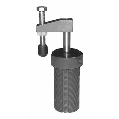 DE-STA-CO Pneumatic Swing and Toggle Clamp: 55 lbf Capacity, LH Swing - Threaded-Body Air-Powered Swing Clamps