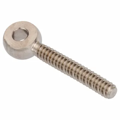 AMPG Fixed Rod End: Stainless Steel, Plain, 80 mm Hole Center-to-End Lg, Right Hand - Stainless Steel Male Threaded Fixed Rod Ends