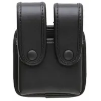 UNCLE MIKE'S Magazine Pouch: Black, Nylon, Plain, 2 in x 5 22/25 in, For 2 1/4 in Belt Wd (MPN 74361)