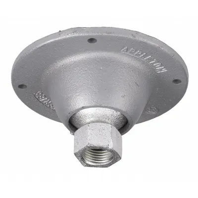APPLETON ELECTRIC Flexible Fixture Hanger: Cast Iron, JB, Outlet Boxes, 1 Gangs - Iron Weatherproof Electrical Box Covers