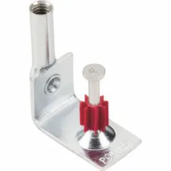 Pack of 100 pins for powder-actuated tools. Overall length 1-1/4 in, head diameter 0.3 in, shank diameter 9/64 in. Used for fastening materials to concrete, steel, or masonry in construction and industrial applications.