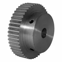 DAYTON Timing Pulley: Curvilinear, Fixed, For HTD Timing Belt Section, For 6 mm Belt Wd, 48 Teeth (MPN 48-3M06M6A8)