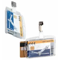 Badge Holder: Pouch, Horizontal/Vertical, 4 in Badge Pouch Wd, 2 13/16 in Badge Pouch Ht, 25 PK (MPN 801319)