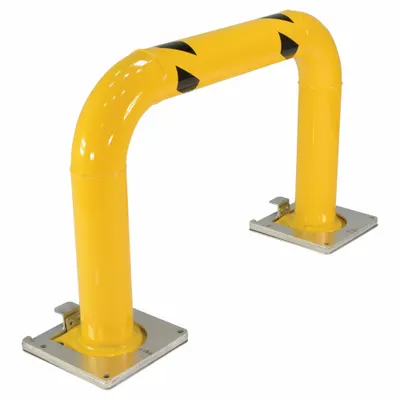 VESTIL Machine Guard: 24 in Top Rail Ht, 5/8 in Mounting Hole Dia - High-Profile Pipe-Style Guardrails