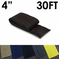 Cable protector: 4 in Overall Wd, 30 ft Lg, Nylon, Black (MPN CC-SC-4-30-BK)