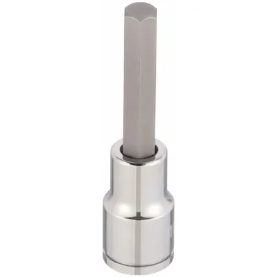 WESTWARD Socket Bit: 1/2 in Drive Size, Hex Tip, 6 mm Tip Size, 3 1/2 in Overall Lg - Hex Bit Sockets