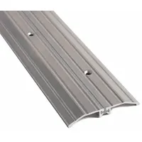 NATIONAL GUARD Door Threshold: Saddle, Aluminum, 4 ft Lg (MPN 8424-48)