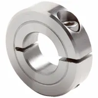 CLIMAX METAL PRODUCTS Shaft Collar: 1-Piece, Inch, Round, Clamp-On, 1 3/16 in Bore Dia, 303 (MPN H1C-118-S)