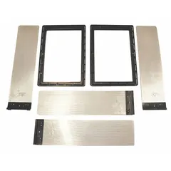 Mounting bracket for in-wall or in-ceiling speaker installation. Compatible with CI20X, CI70X, and CISURRX models. Overall dimensions: 2 in height, 24 in length, 48 in width. Provides a secure framework for speaker alignment during construction or retrofit.