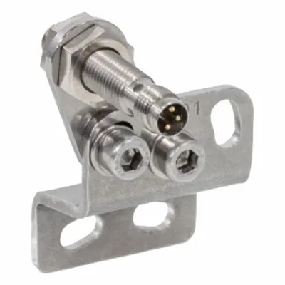 JW WINCO Sensor Holder: NO-PNP Inductive, M8 x 1 Cyl. Sensor, Vertical Mount - Proximity Sensor Assemblies for Toggle Clamps