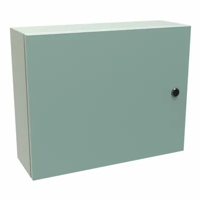 HAMMOND Electrical Enclosure: Steel, 16 in x 20 in x 6 in, NEMA 12/3R/4, Solid Cover - Steel Washdown Enclosures