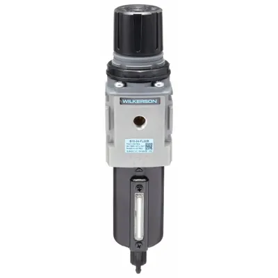 WILKERSON Filter-Regulator: B18 Series, 1/2 in NPT, 164 cfm, 5 micron, 0 psi to 125 psi - Wilkerson FRL Air Filter/Regulators