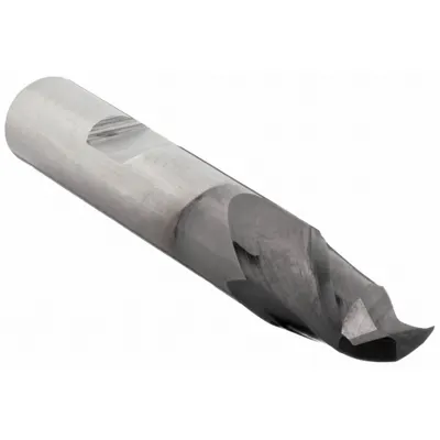 CLEVELAND Square End Mill: High Speed Steel, TiCN Coated, 2 Flute, 7/16" Mill Dia - General Purpose High-Speed Steel Square End Mills