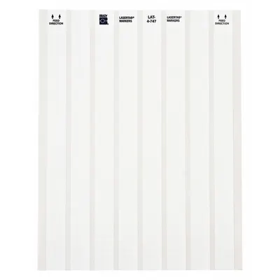 BRADY LAT-4-747-10 Wraparound Label - Brady Precut Label Sheets