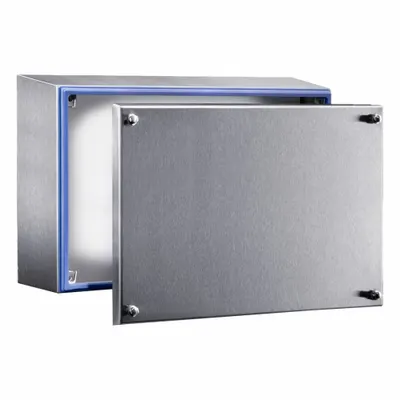 RITTAL Enclosure: 304 Stainless Steel, 12 in x 16 in x 5 in, NEMA 1/12/13/3/3X/4/4X - Stainless Steel Enclosures