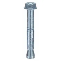 MKT FASTENING Wedge Anchor Bolt: 117 mm Overall Lg, 18 mm Dia, M12 Thread Size, Steel, Steel, 20 PK (MPN M14310301)