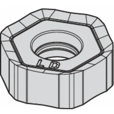 WIDIA Hexagon Milling Insert: HNGJ0704ANENLD (MPN 3954421) - Machining