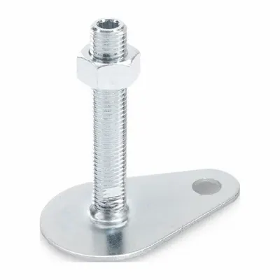 JW WINCO Swivel Male Leveling Mount, 3/4"-10 Thread, 3,597 lbf Capacity - Swivel Male Leveling Mounts