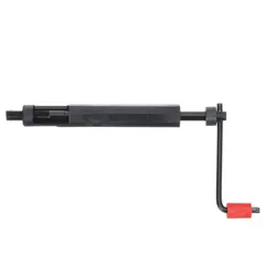 Steel prewinder tool for installing helical inserts into inch-system fine threads with right-hand direction. Used to prewind inserts before final seating, ensuring proper alignment. Compatible with HELI-COIL helical inserts.