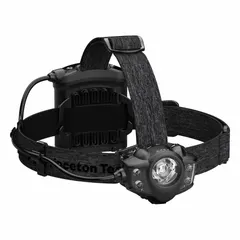 This headlamp delivers up to 650 lumens with a beam distance of 120 meters and a run time of 11.3 hours. It is powered by 4 AA batteries and is suited for hands-free lighting in industrial, maintenance, inspection, emergency response, and outdoor tasks.