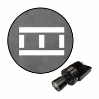 VISUAL WORKPLACE INC. Virtual Safety LED Walkway: Virtual Safety LED Walkway, Stripe with Lines (MPN 66-3139-601EX-PS154)