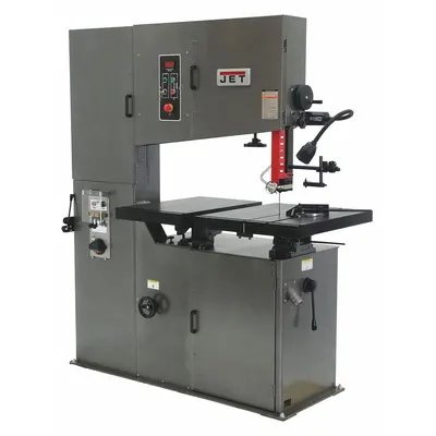 JET Band Saw: 36 in Throat Dp - Vertical, 50 to 4,925 SFPM, 10° Left to 45° Right - Manual Vertical Metal-Cutting Band Saws
