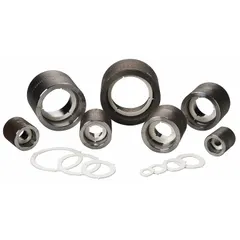 Water-soluble spacer ring for socket weld joints, designed for 3/4 in pipe diameter with 1/8 in thickness. After welding, it dissolves during system flushing, leaving no debris. Used in pipe welding to create a precise gap for socket weld joints.