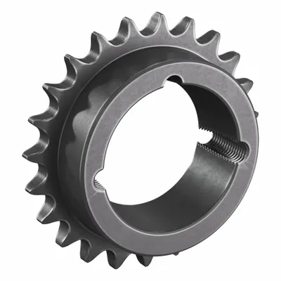 TRITAN Bushed Roller Chain Sprocket: For 40 Chain, 23 Teeth, 3.672 in Pitch Dia - Size 40 Bushed-Bore Roller Chain Sprockets