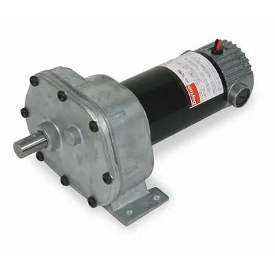 Dayton Gearmotor: Parallel, 90V DC, TENV, 13 RPM, 250 in-lb Max Torque - Parallel Shaft DC Gearmotors