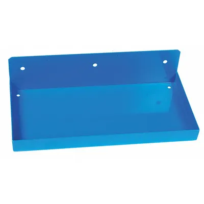 TRITON PRODUCTS Shelf: For Round Pegboard Hole Shape, 12 in x 6 in x 3 in, 18 Gauge Steel - Shelves for Round-Hole Pegboard