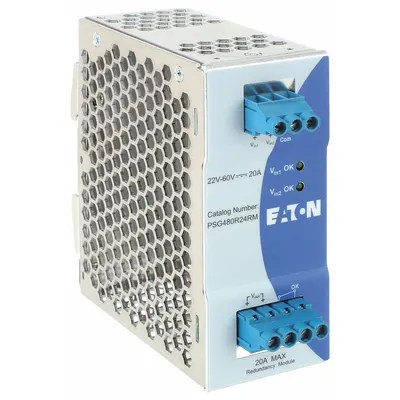 EATON DC Power Supply: DIN Rail, 960 W Output Power - Rated, 20 A Current - Output - DIN Rail Mount DC Power Supplies