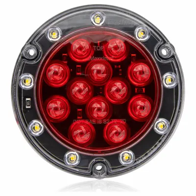 MAXXIMA Stop/Tail/Turn/Back-Up Light: LED, Stop, Turn, and Tail Combo Light, Red - Stop, Turn & Tail Combination Lights